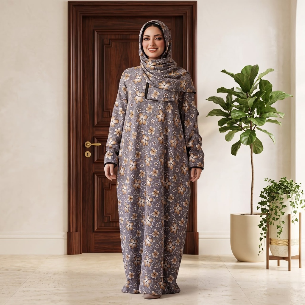 إسدال Noor VEIL زهري مشجر