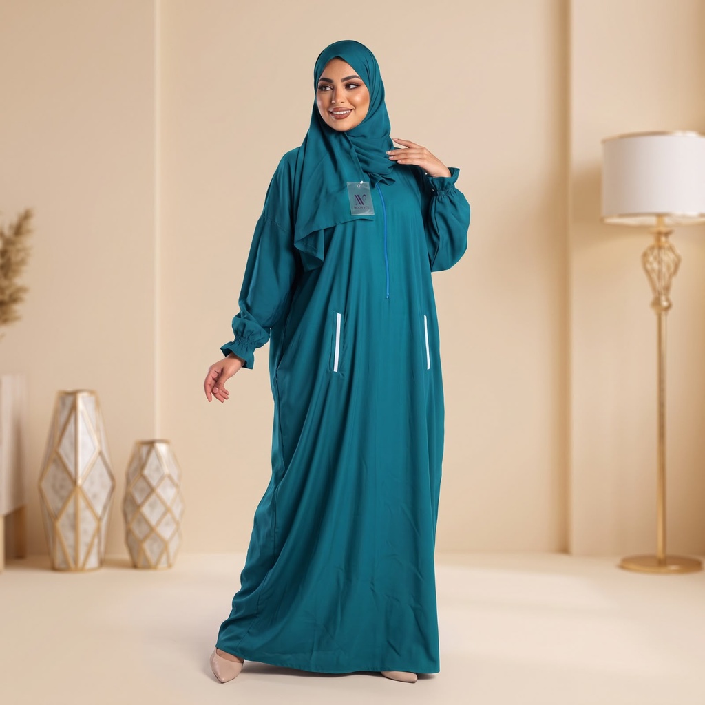 إسدال Noor Veil دانتيل بترولي
