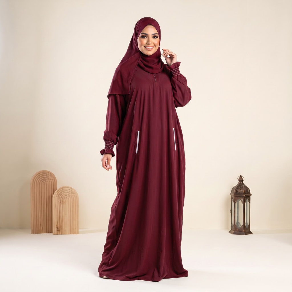 إسدال Noor Veil دانتيل نبيتي خامق