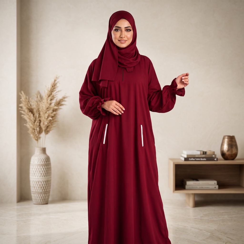 إسدال Noor Veil دانتيل نبيتي خامق